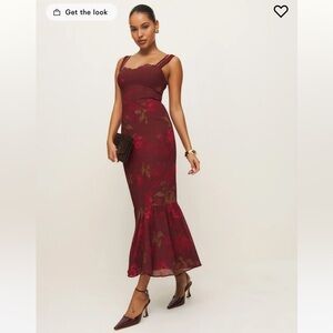 Reformation Irisa Dress Barcelona Border NWOT